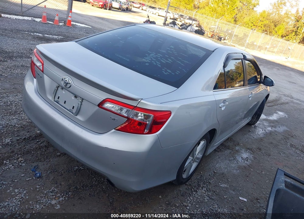 2012 TOYOTA CAMRY SE VIN: 4T1BF1FK0CU038035