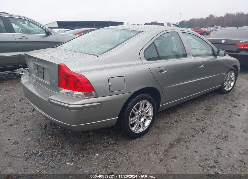 2006 VOLVO S60 2.5T VIN: YV1RH592662536542