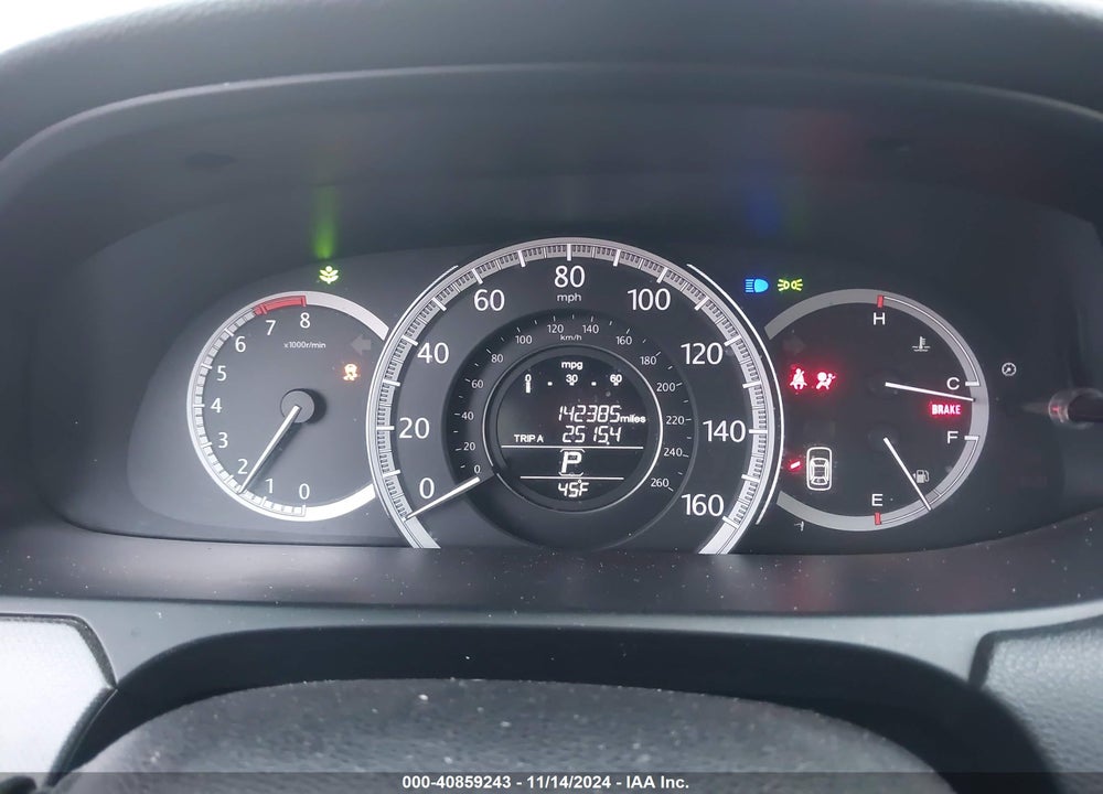 2013 HONDA ACCORD LX VIN: 1HGCR2F34DA281933