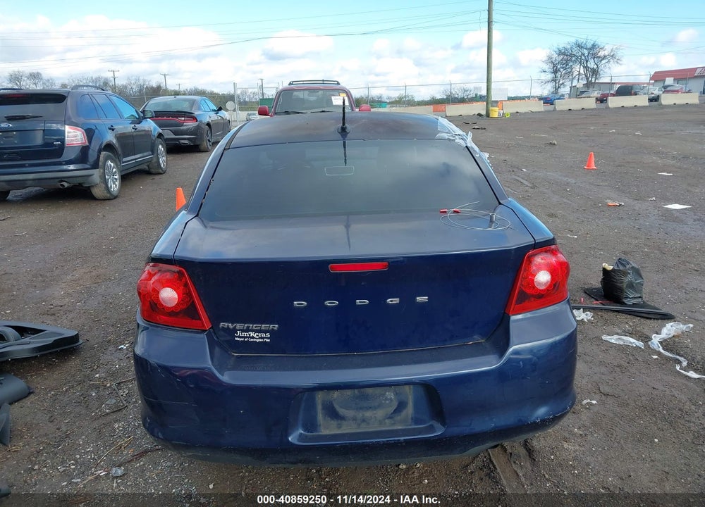 2014 DODGE AVENGER SE VIN: 1C3CDZAB8EN109536