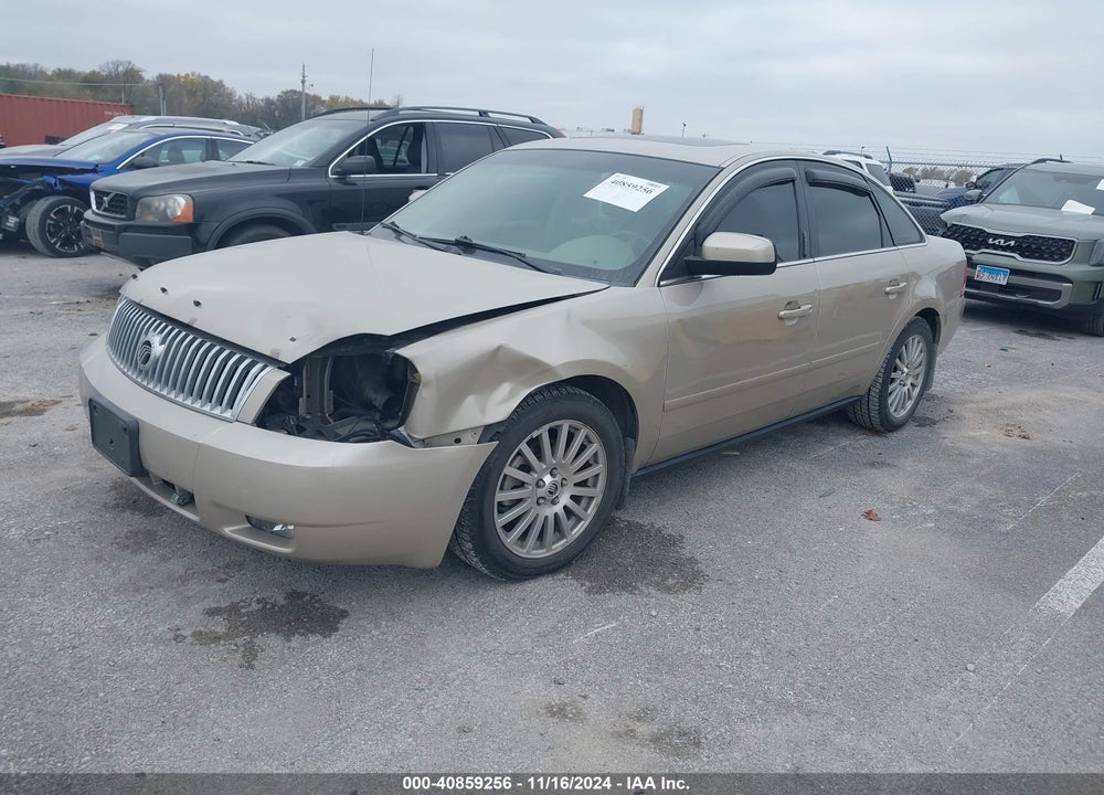 2005 MERCURY MONTEGO PREMIER VIN: 1MEFM42125G622348