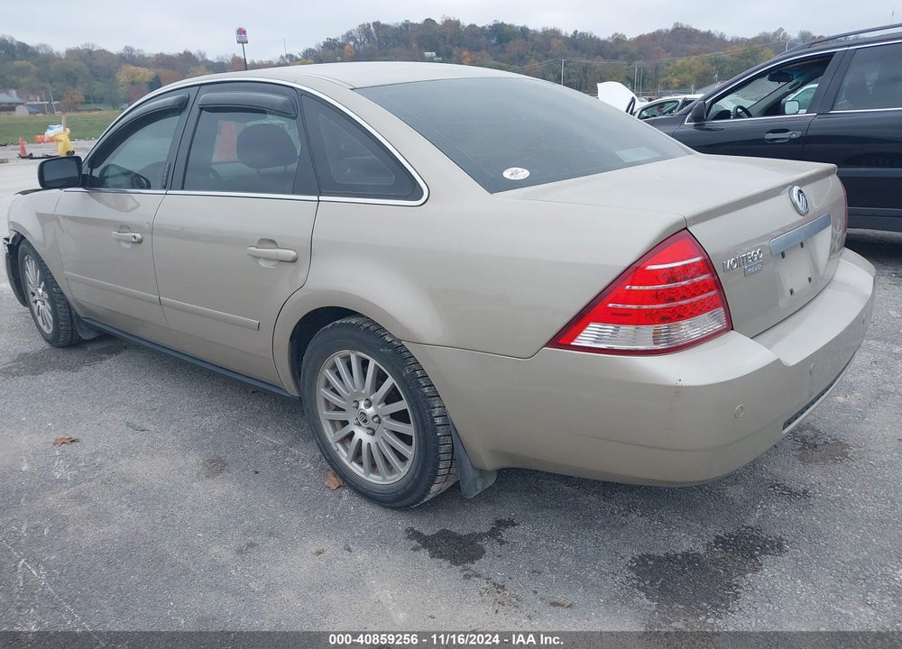 2005 MERCURY MONTEGO PREMIER VIN: 1MEFM42125G622348