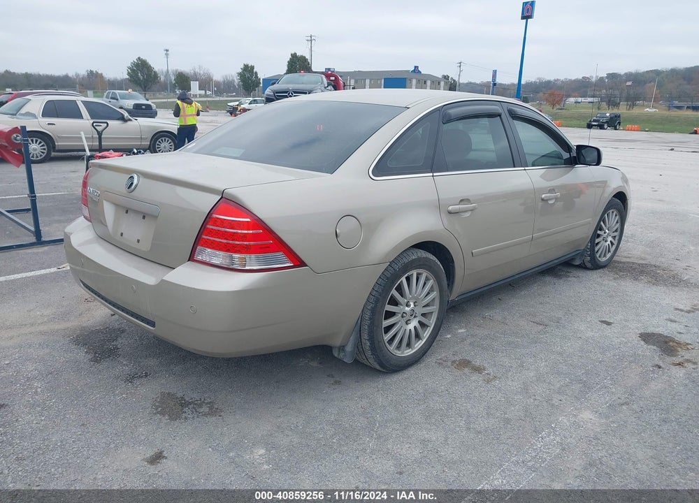 2005 MERCURY MONTEGO PREMIER VIN: 1MEFM42125G622348