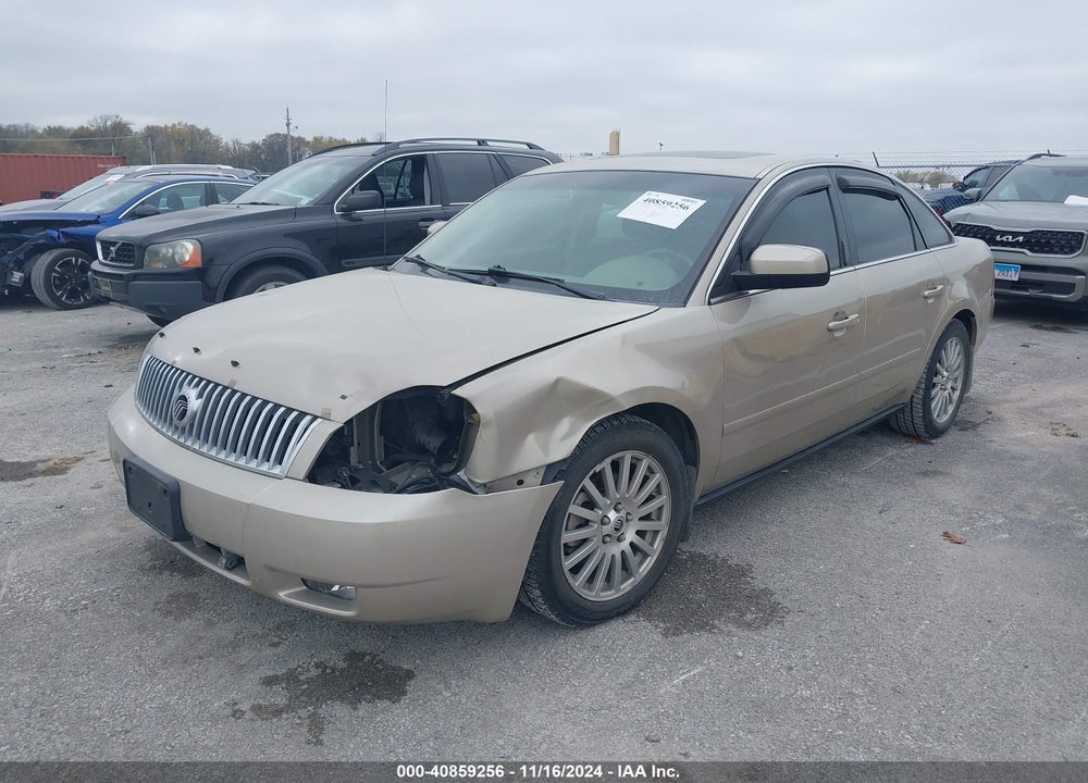 2005 MERCURY MONTEGO PREMIER VIN: 1MEFM42125G622348