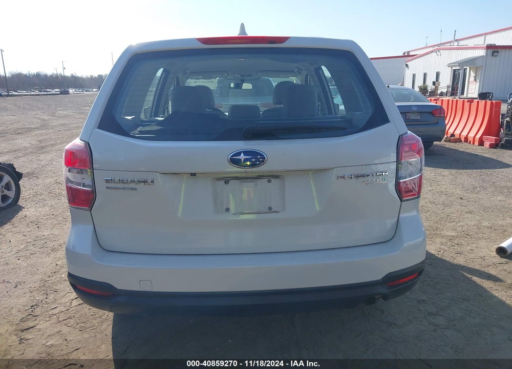 2016 SUBARU FORESTER 2.5I VIN: JF2SJAAC0GG529200