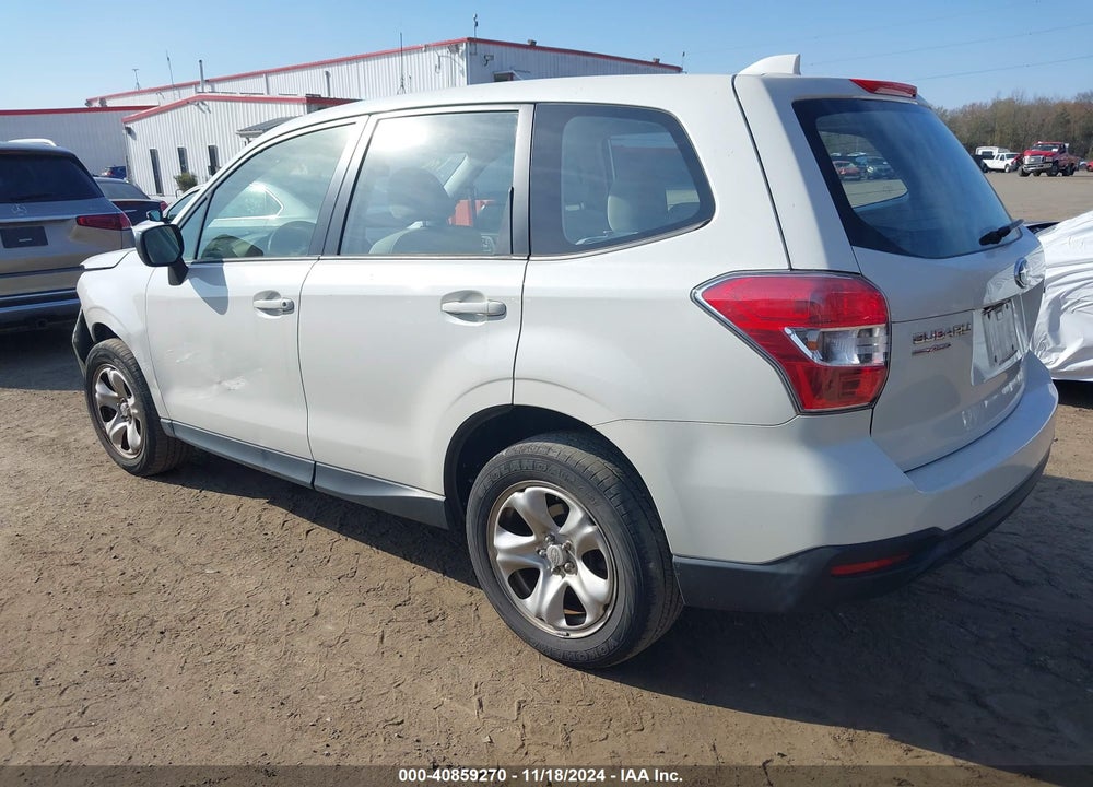 2016 SUBARU FORESTER 2.5I VIN: JF2SJAAC0GG529200