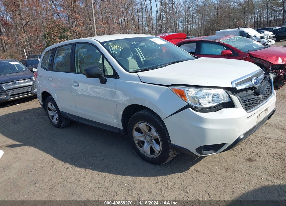 2016 SUBARU FORESTER 2.5I VIN: JF2SJAAC0GG529200