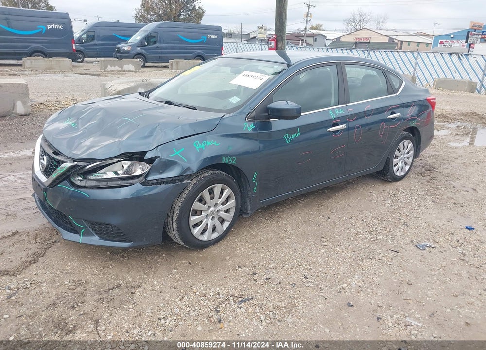 2016 NISSAN SENTRA SV VIN: 3N1AB7AP5GY330433