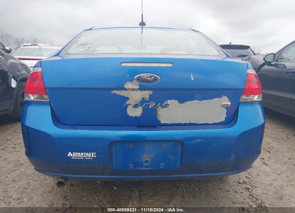 2011 FORD FOCUS SE VIN: 1FAHP3FN8BW119519