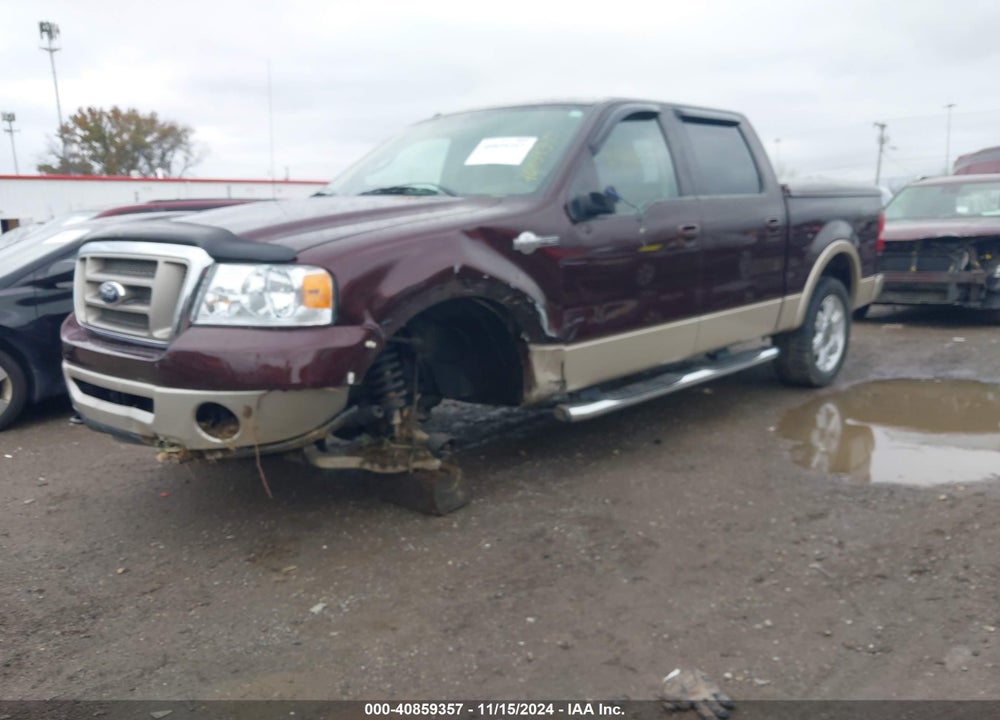 2008 FORD F-150 60TH ANNIVERSARY/FX4/KING RANCH/LARIAT/XLT VIN: 1FTPW14V68KB70873