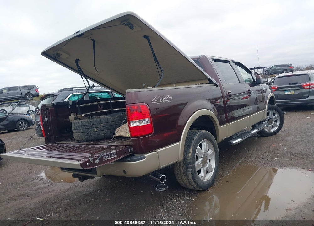 2008 FORD F-150 60TH ANNIVERSARY/FX4/KING RANCH/LARIAT/XLT VIN: 1FTPW14V68KB70873