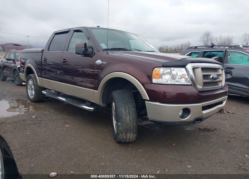 2008 FORD F-150 60TH ANNIVERSARY/FX4/KING RANCH/LARIAT/XLT VIN: 1FTPW14V68KB70873