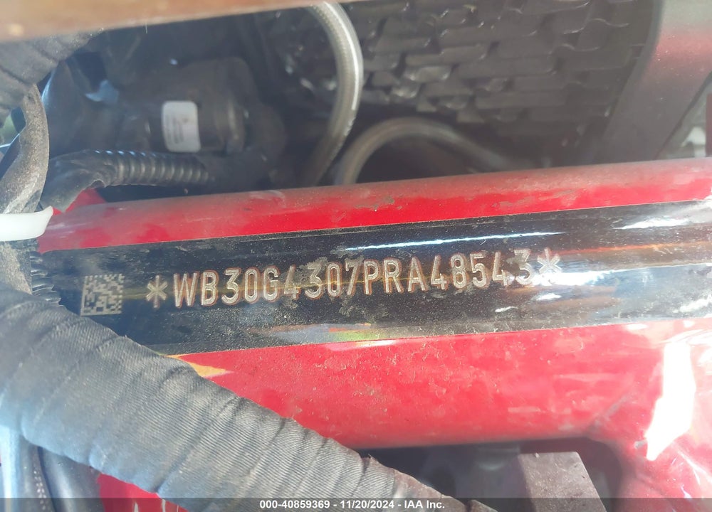 2023 BMW G310 R VIN: WB30G4307PRA48543