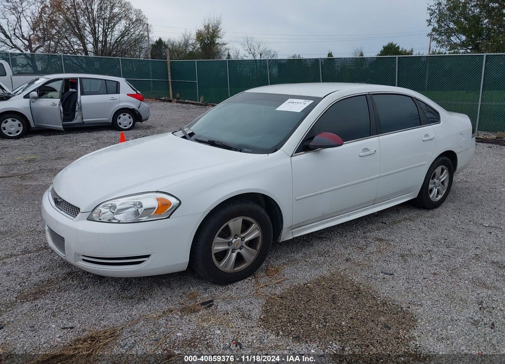 2013 CHEVROLET IMPALA LS VIN: 2G1WF5E33D1222687