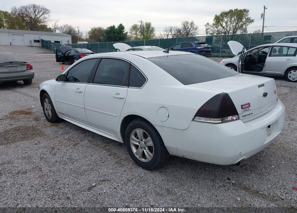2013 CHEVROLET IMPALA LS VIN: 2G1WF5E33D1222687