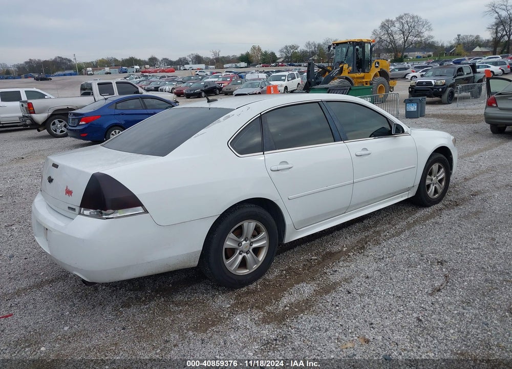 2013 CHEVROLET IMPALA LS VIN: 2G1WF5E33D1222687