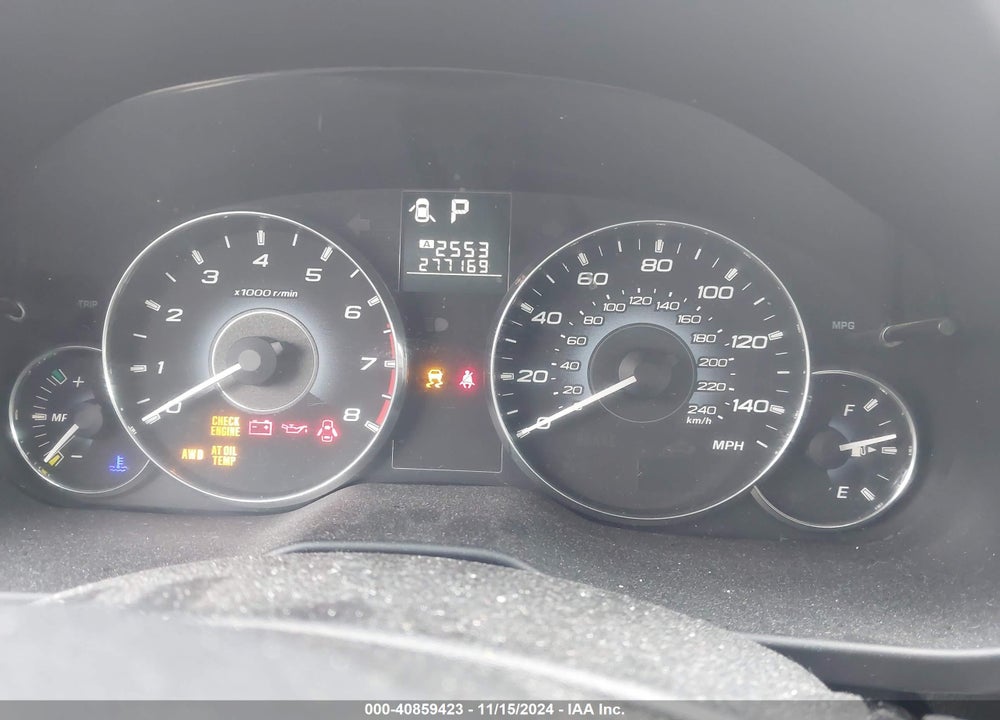 2010 SUBARU LEGACY 2.5I PREMIUM VIN: 4S3BMBG60A3242404