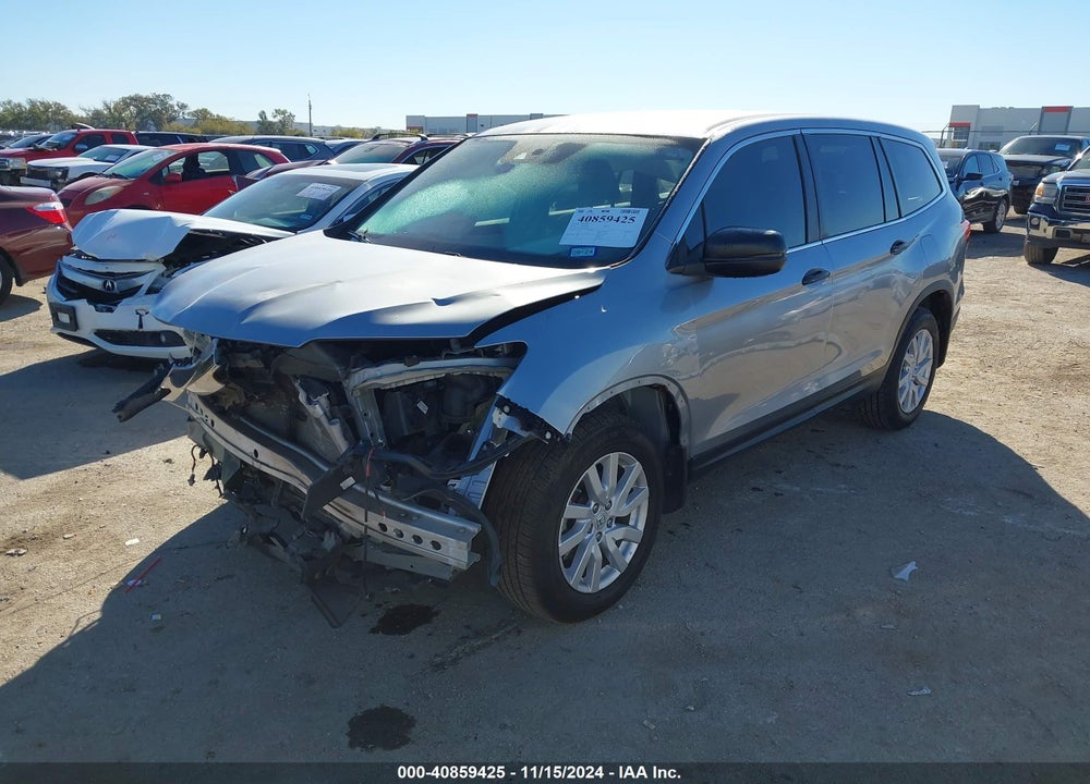 2019 HONDA PILOT LX VIN: 5FNYF5H14KB029906