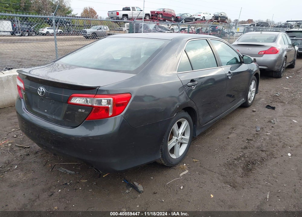2012 TOYOTA CAMRY SE VIN: 4T1BF1FK2CU147161