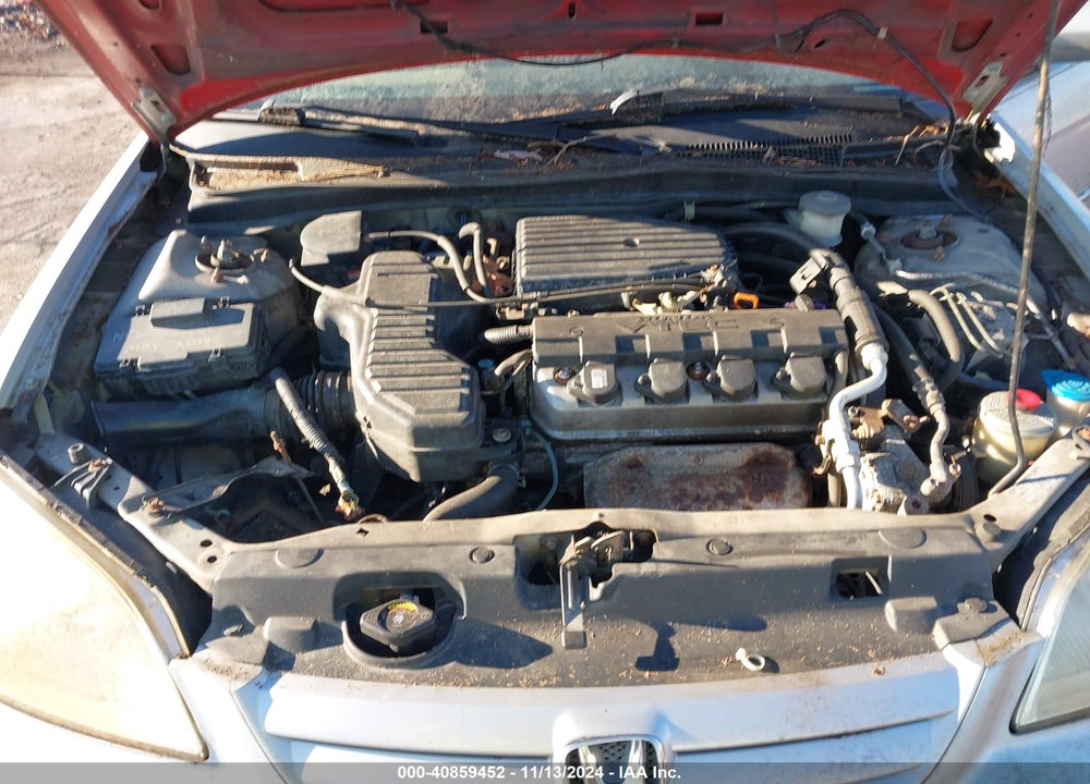2002 HONDA CIVIC EX VIN: 1HGES26762L062859