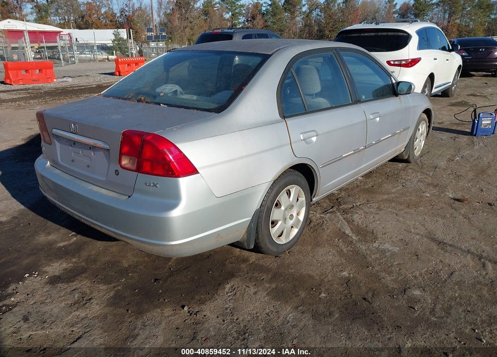 2002 HONDA CIVIC EX VIN: 1HGES26762L062859