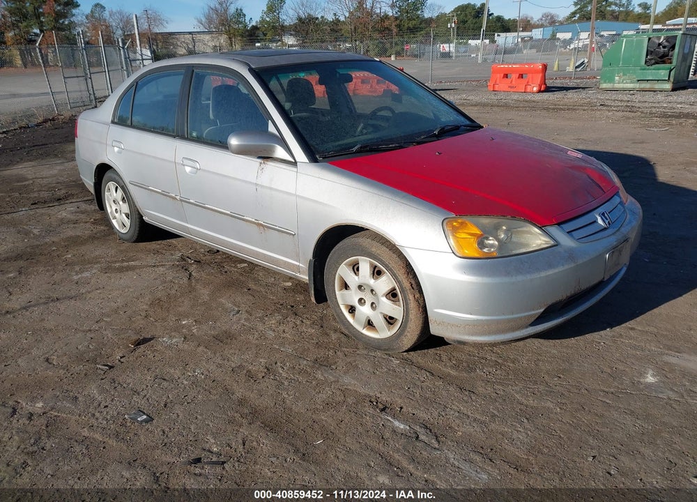2002 HONDA CIVIC EX VIN: 1HGES26762L062859