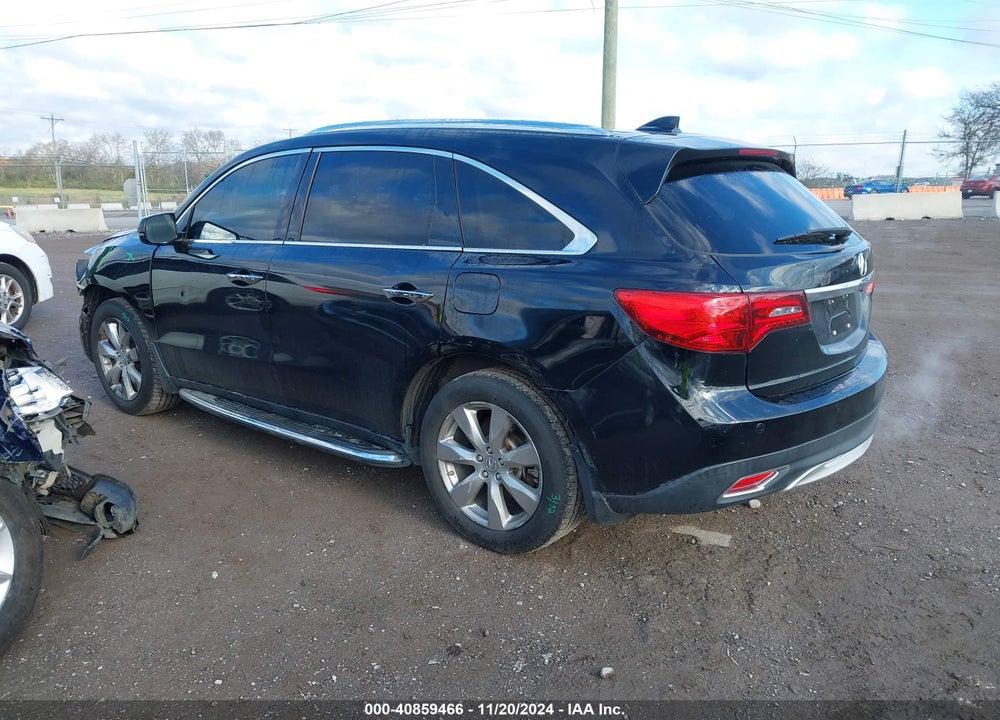 2014 ACURA MDX ADVANCE PKG W/ENTERTAINMENT PKG VIN: 5FRYD4H85EB037562