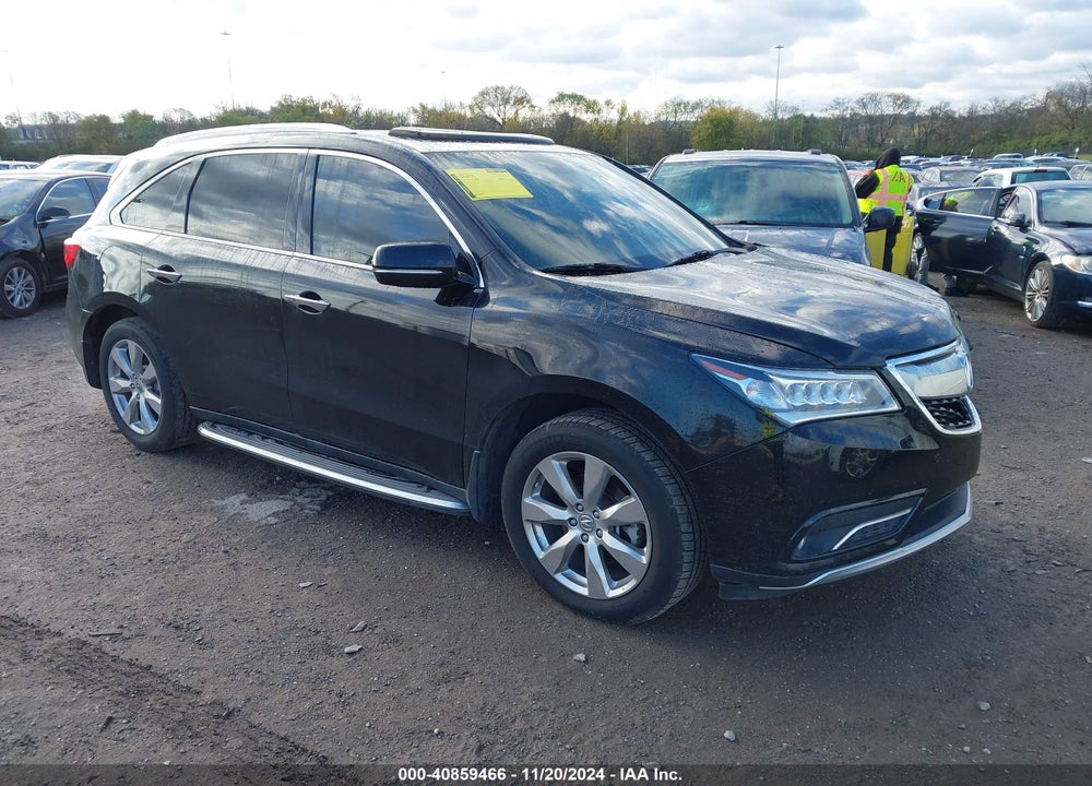 2014 ACURA MDX ADVANCE PKG W/ENTERTAINMENT PKG VIN: 5FRYD4H85EB037562