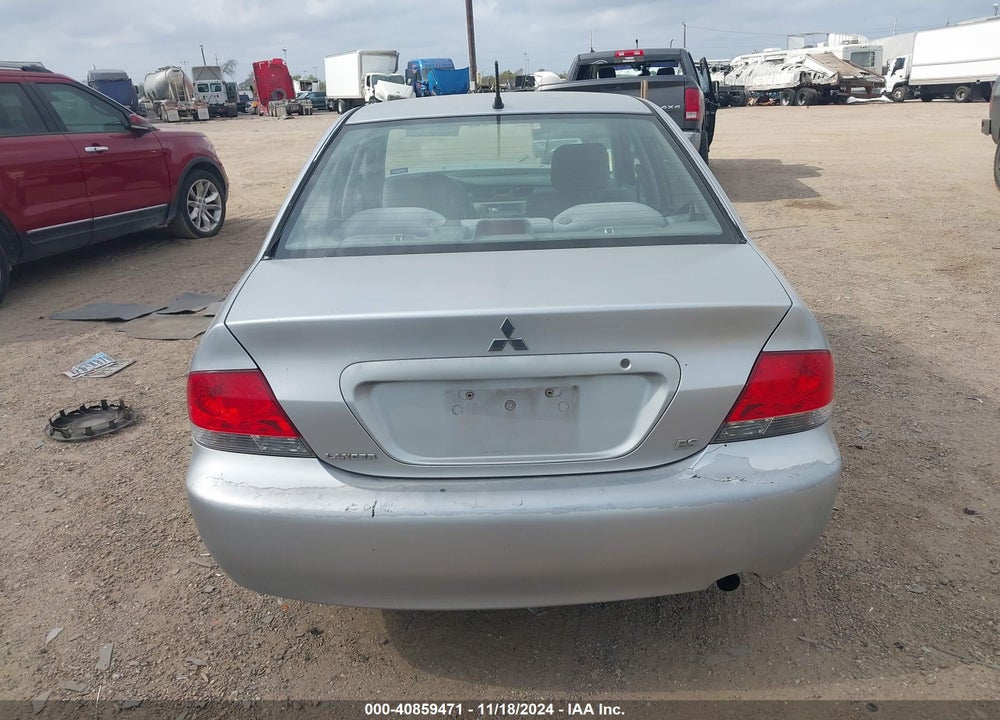 2005 MITSUBISHI LANCER ES VIN: JA3AJ26E55U009176