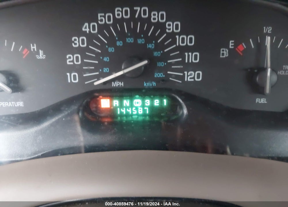 2003 BUICK CENTURY CUSTOM VIN: 2G4WS52J331198262