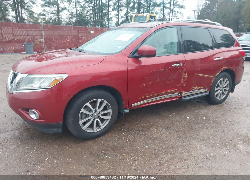 2014 NISSAN PATHFINDER SL VIN: 5N1AR2MN9EC685497