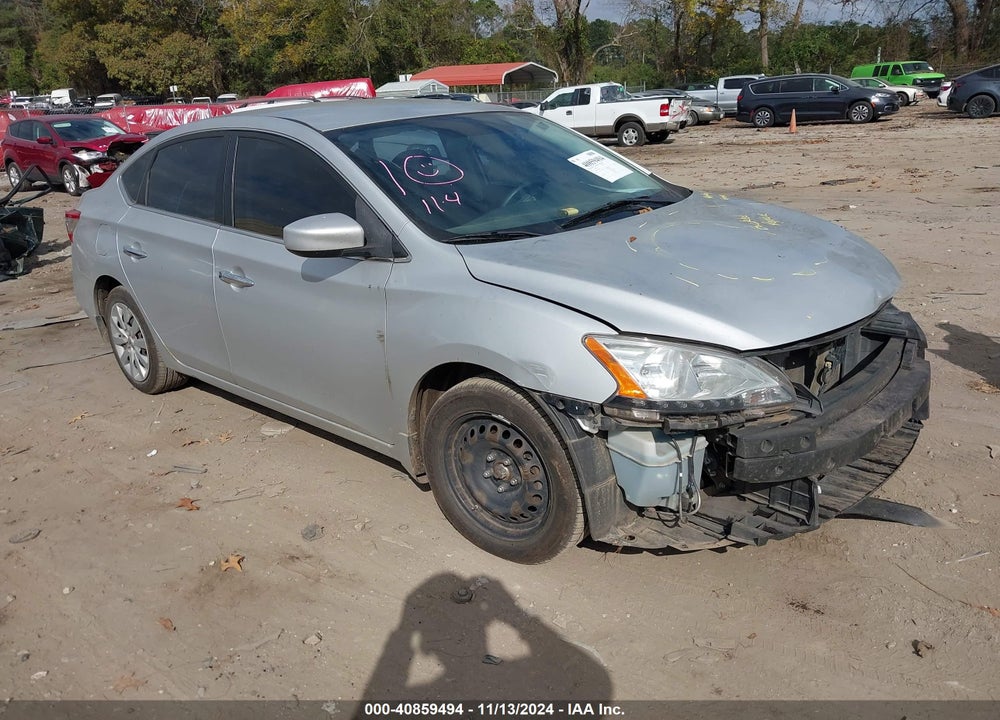 2013 NISSAN SENTRA SV VIN: 1N4AB7AP8DN905197