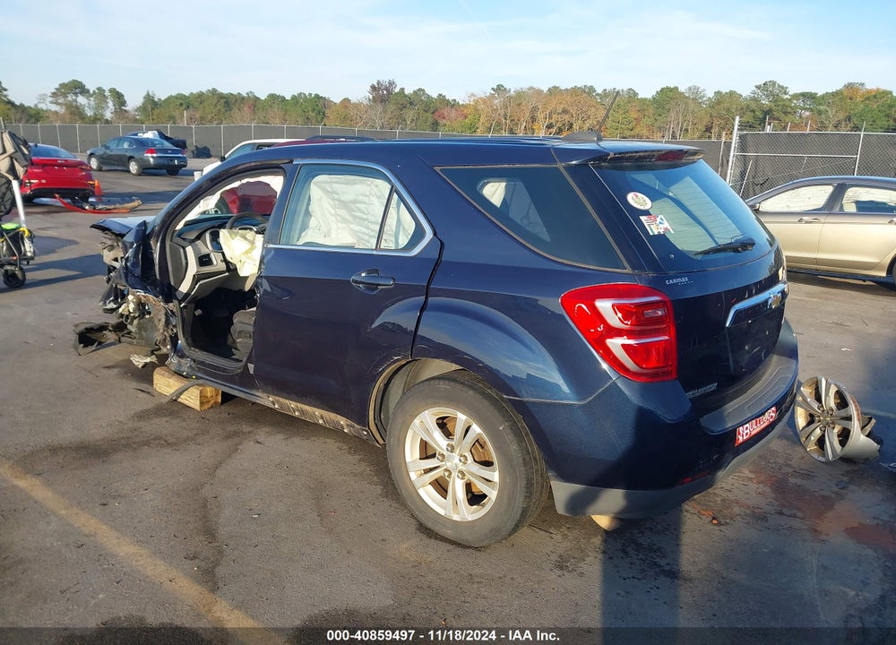 2017 CHEVROLET EQUINOX LS VIN: 2GNALBEK7H1545721