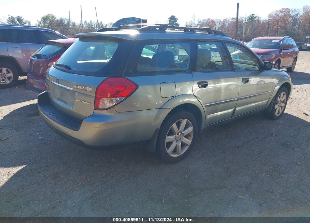 2009 SUBARU OUTBACK 2.5I VIN: 4S4BP61C797329598