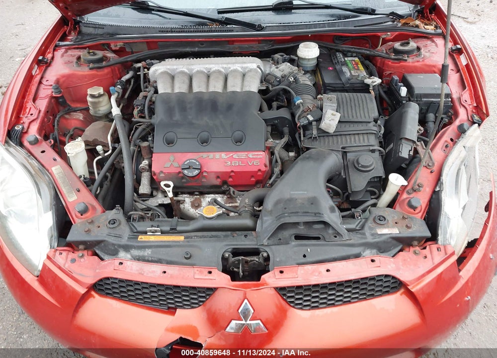 2007 MITSUBISHI ECLIPSE GT VIN: 4A3AK34T27E006364