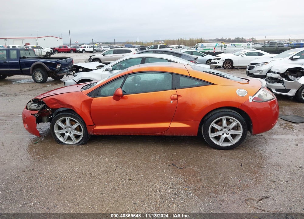 2007 MITSUBISHI ECLIPSE GT VIN: 4A3AK34T27E006364