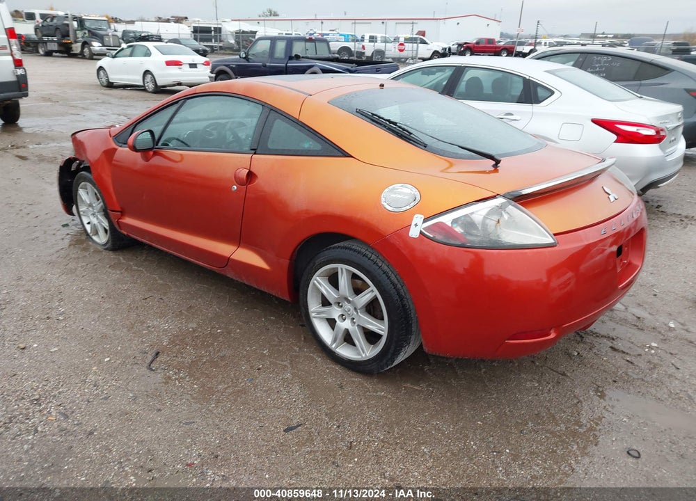 2007 MITSUBISHI ECLIPSE GT VIN: 4A3AK34T27E006364
