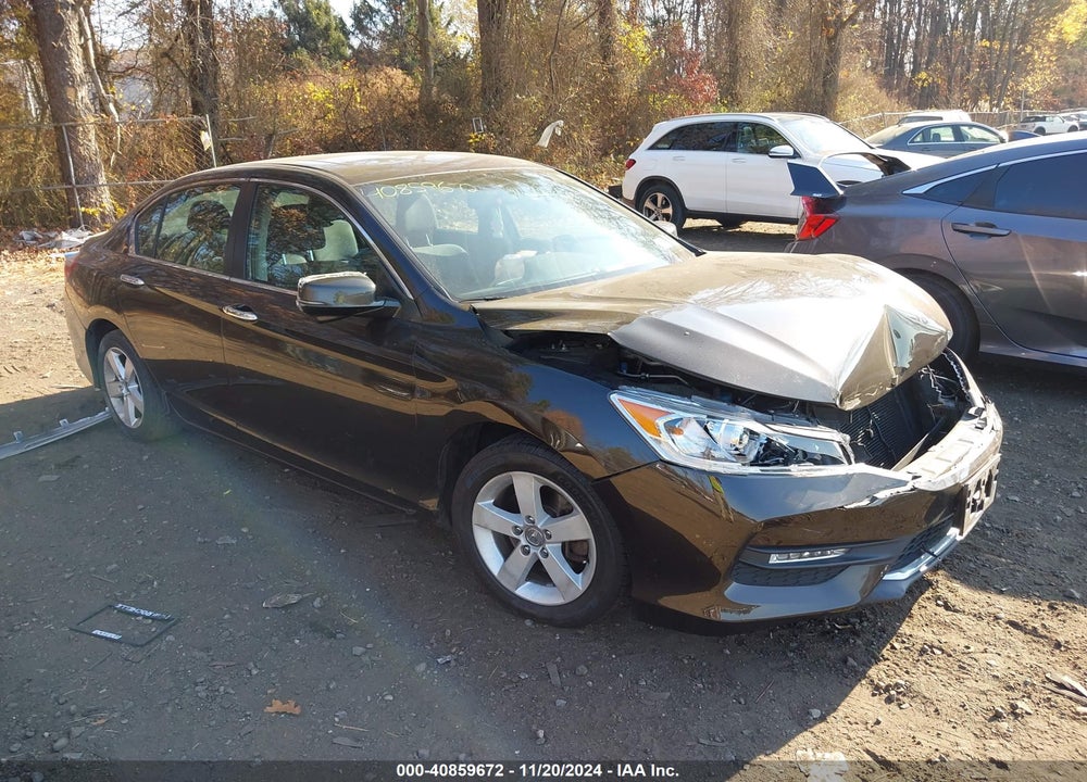 2016 HONDA ACCORD EX VIN: 1HGCR2F7XGA106805