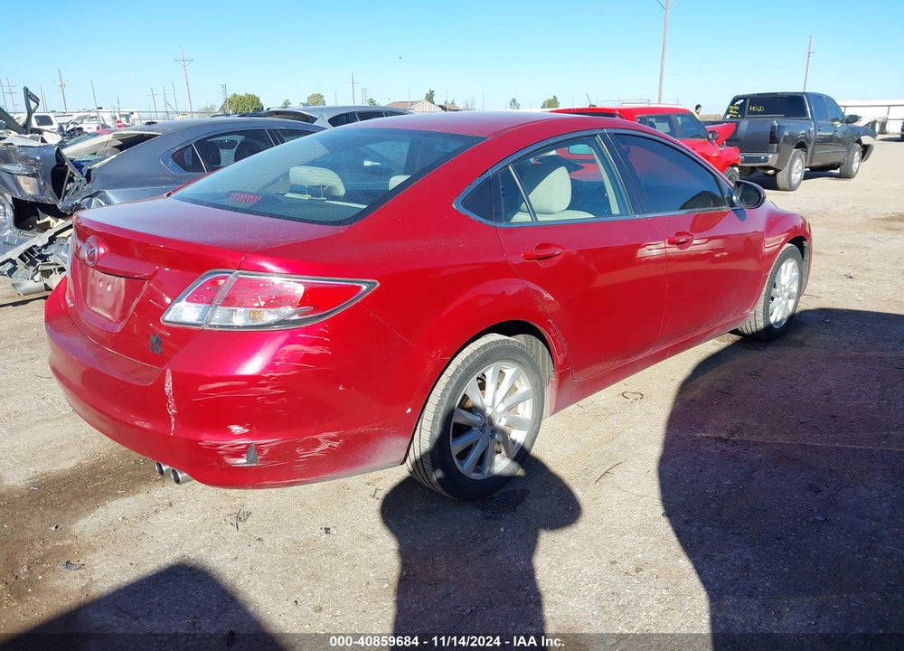 2012 MAZDA 6 I TOURING VIN: 1YVHZ8DH1C5M37904