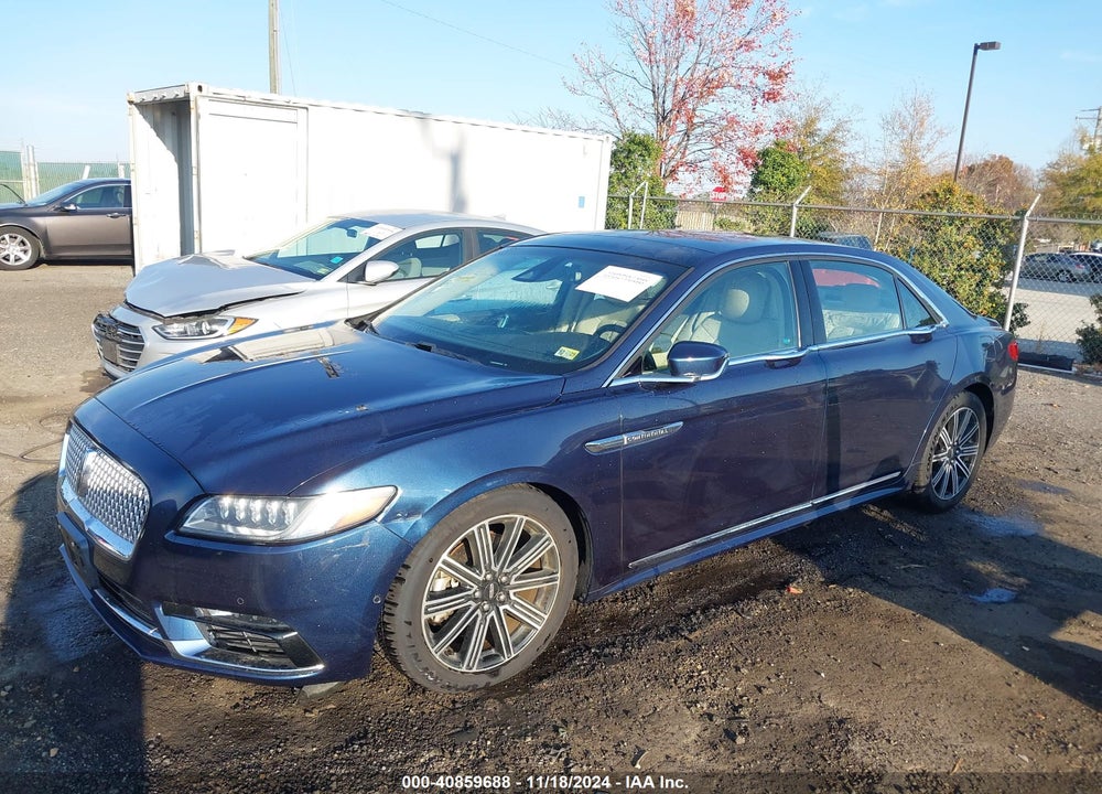 2017 LINCOLN CONTINENTAL RESERVE VIN: 1LN6L9NP6H5607526