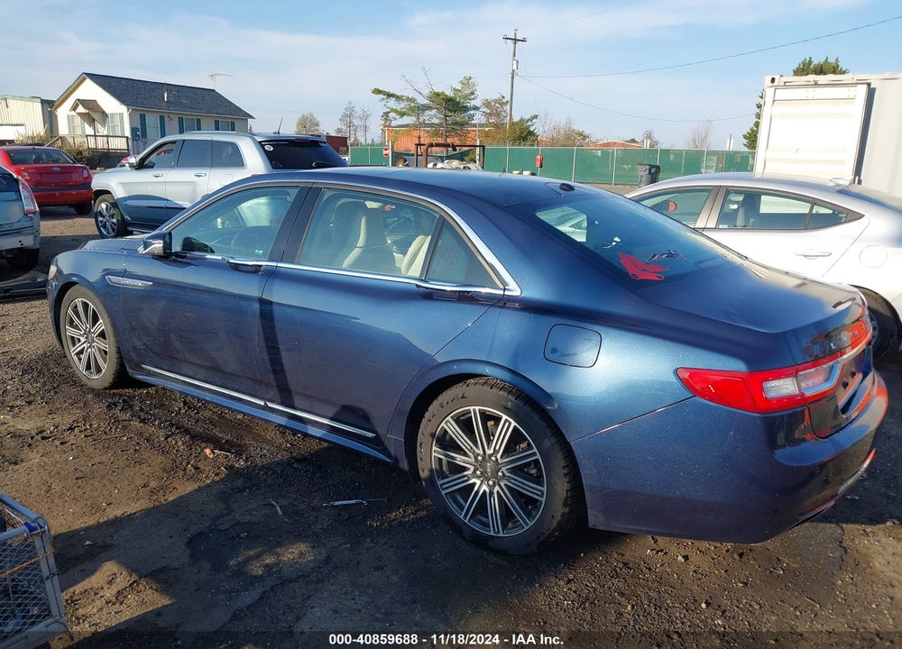 2017 LINCOLN CONTINENTAL RESERVE VIN: 1LN6L9NP6H5607526