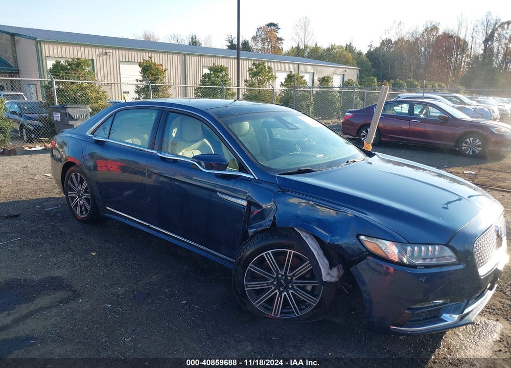2017 LINCOLN CONTINENTAL RESERVE VIN: 1LN6L9NP6H5607526