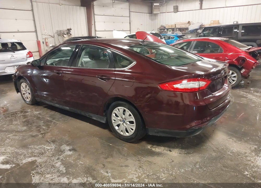 2013 FORD FUSION S VIN: 3FA6P0G78DR183846