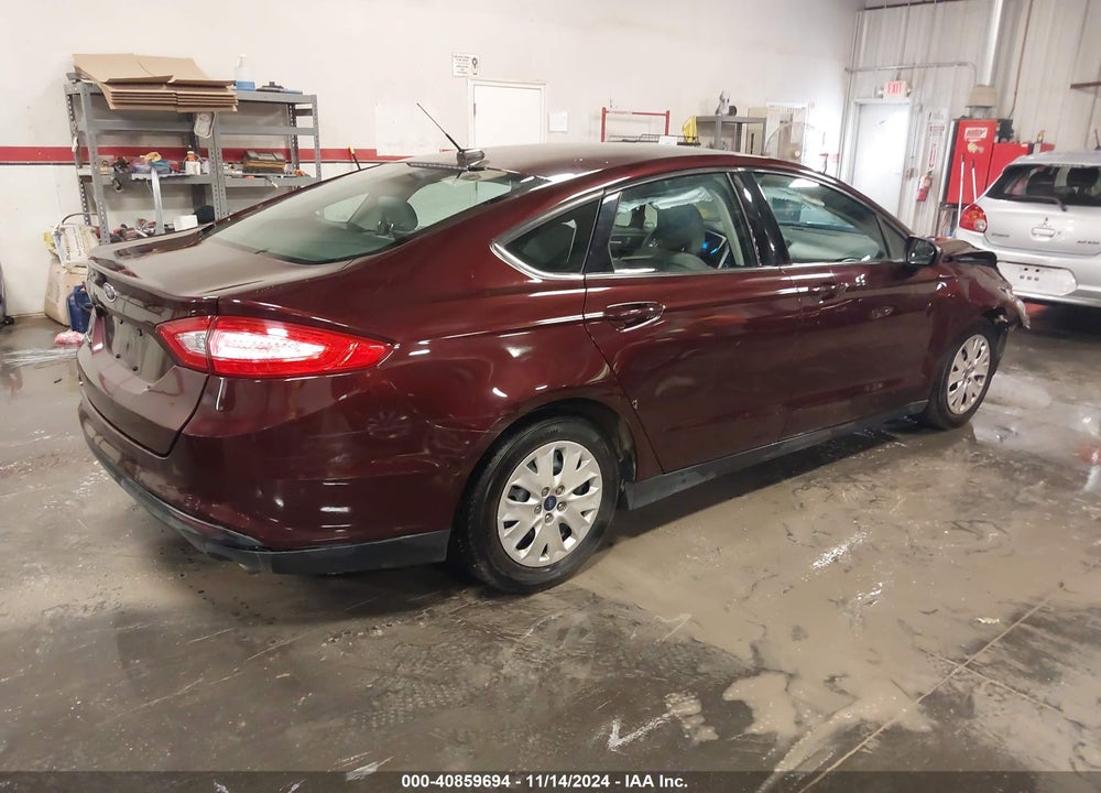 2013 FORD FUSION S VIN: 3FA6P0G78DR183846