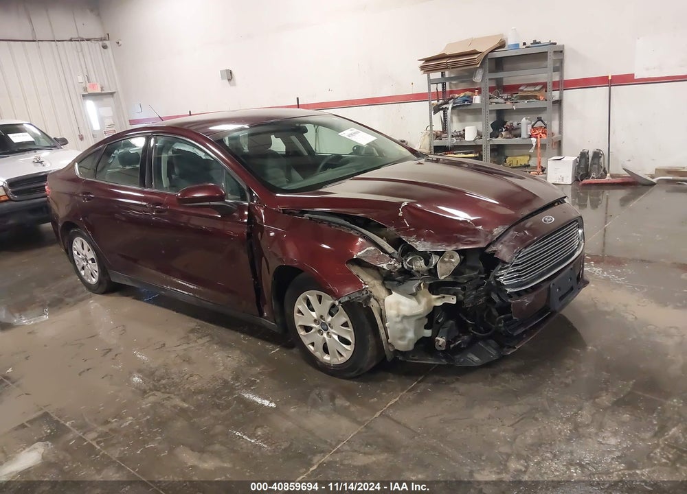 2013 FORD FUSION S VIN: 3FA6P0G78DR183846
