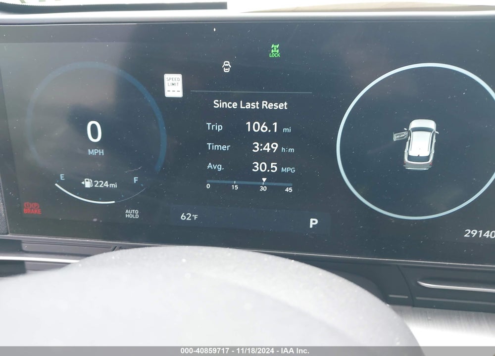 2024 HYUNDAI KONA LIMITED VIN: KM8HECA37RU030161