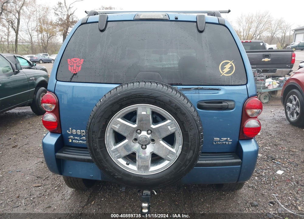 2006 JEEP LIBERTY LIMITED EDITION VIN: 1J8GL58K96W118622