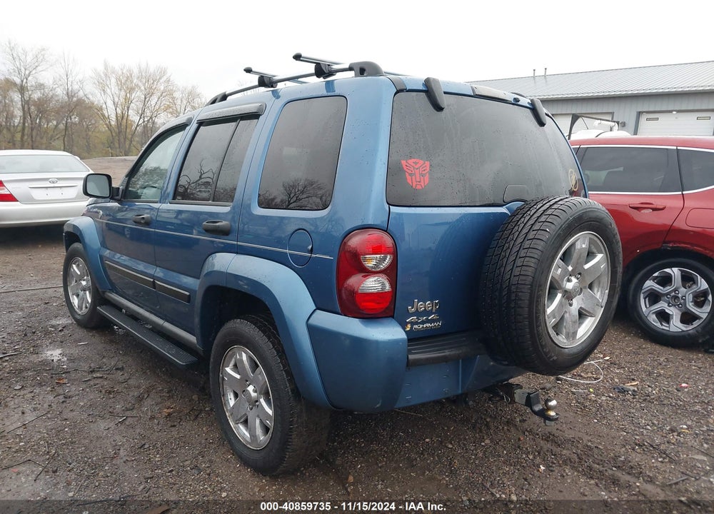 2006 JEEP LIBERTY LIMITED EDITION VIN: 1J8GL58K96W118622