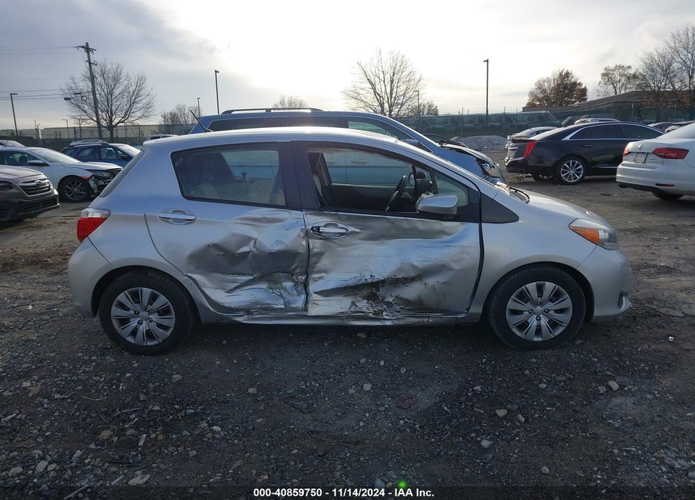 2014 TOYOTA YARIS LE (TMC/CBU PLANT) VIN: JTDKTUD39ED587794