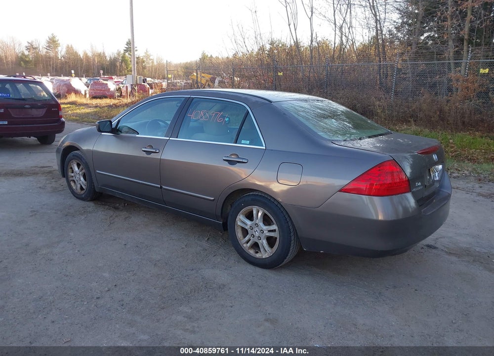 2007 HONDA ACCORD 2.4 EX VIN: 1HGCM56787A004063